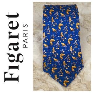 Alain Figaret Paris 100% Silk Handmade Tie